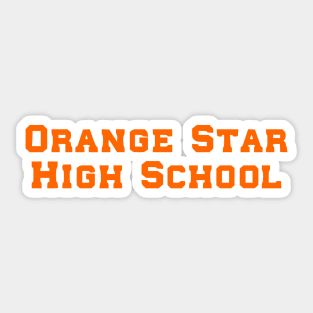 Orange Star High School Sticker